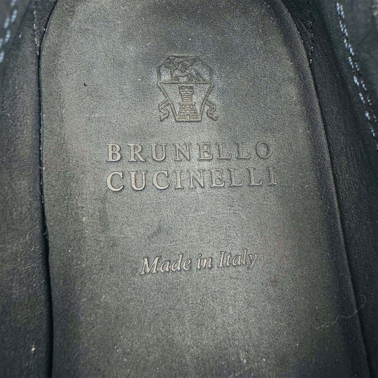 Brunello Cucinelli Men's Navy Boat Shoes (Size 42.5)