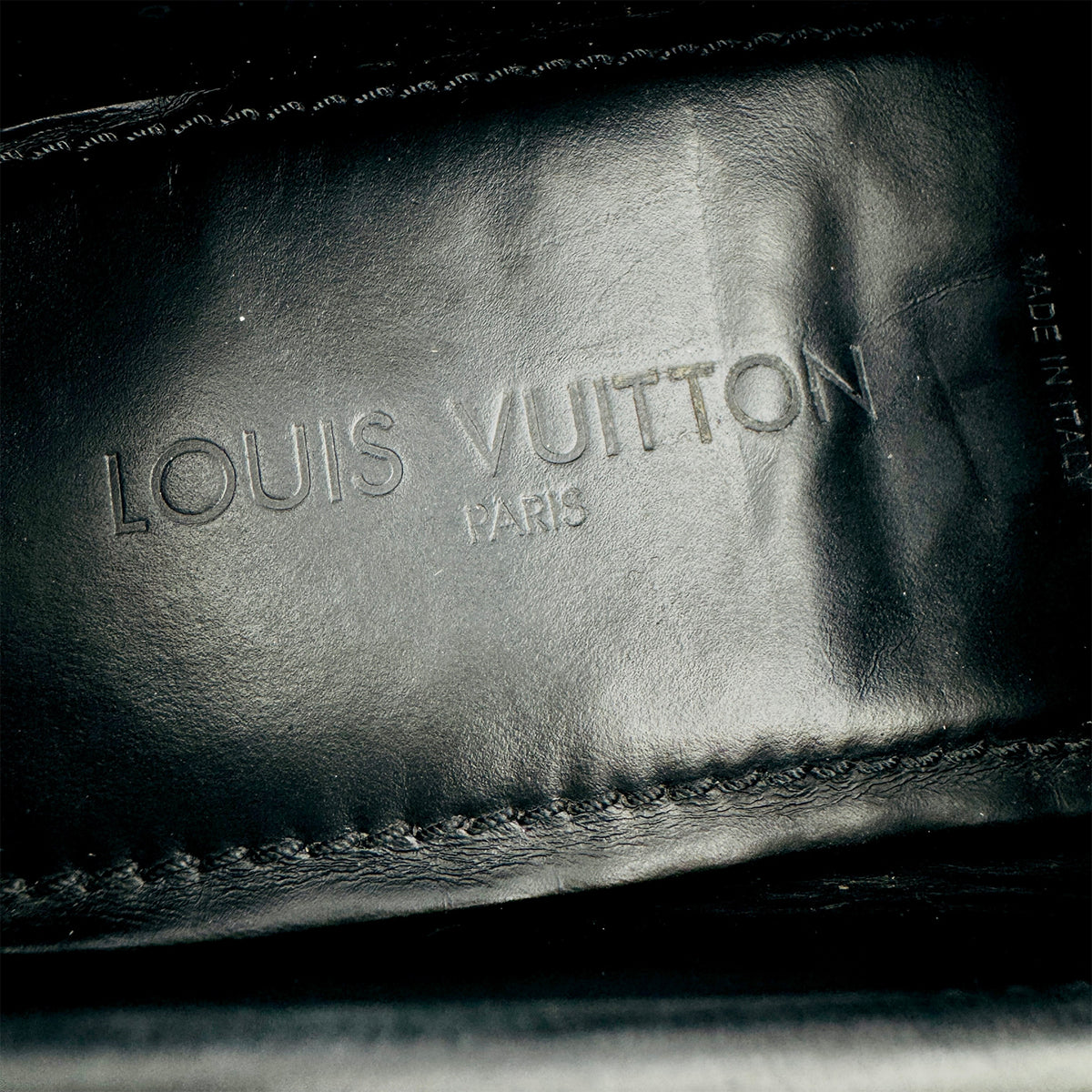 Louis Vuitton Monte Carlo Black Leather Driving Loafers (Size 43/43.5)
