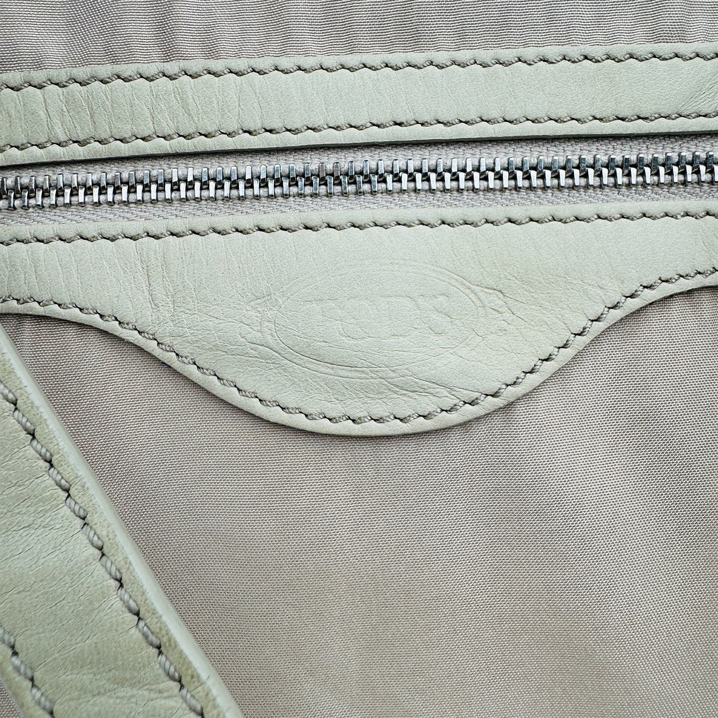 Tod’s Beige Nylon Designer Tote Bag