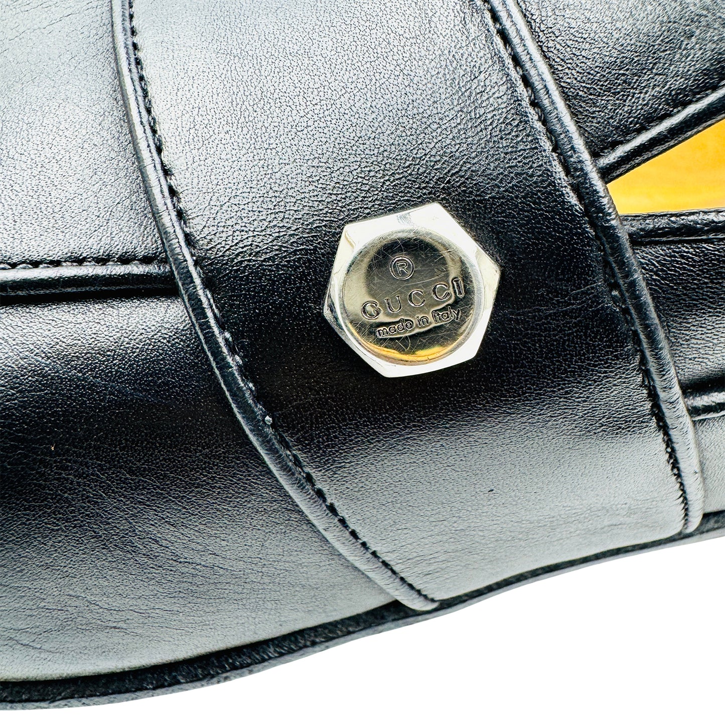 Gucci Men's Black Leather Loafers (Size 43) - 157439