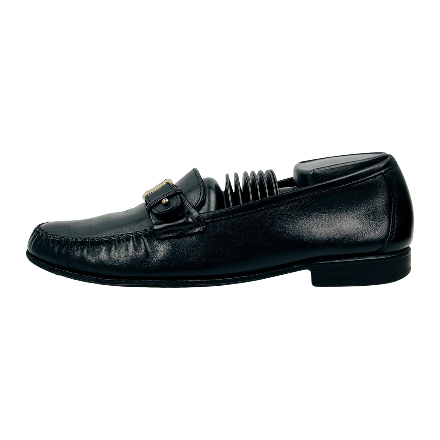 Salvatore Ferragamo Gancini Bit Leather Loafers (Size 40)