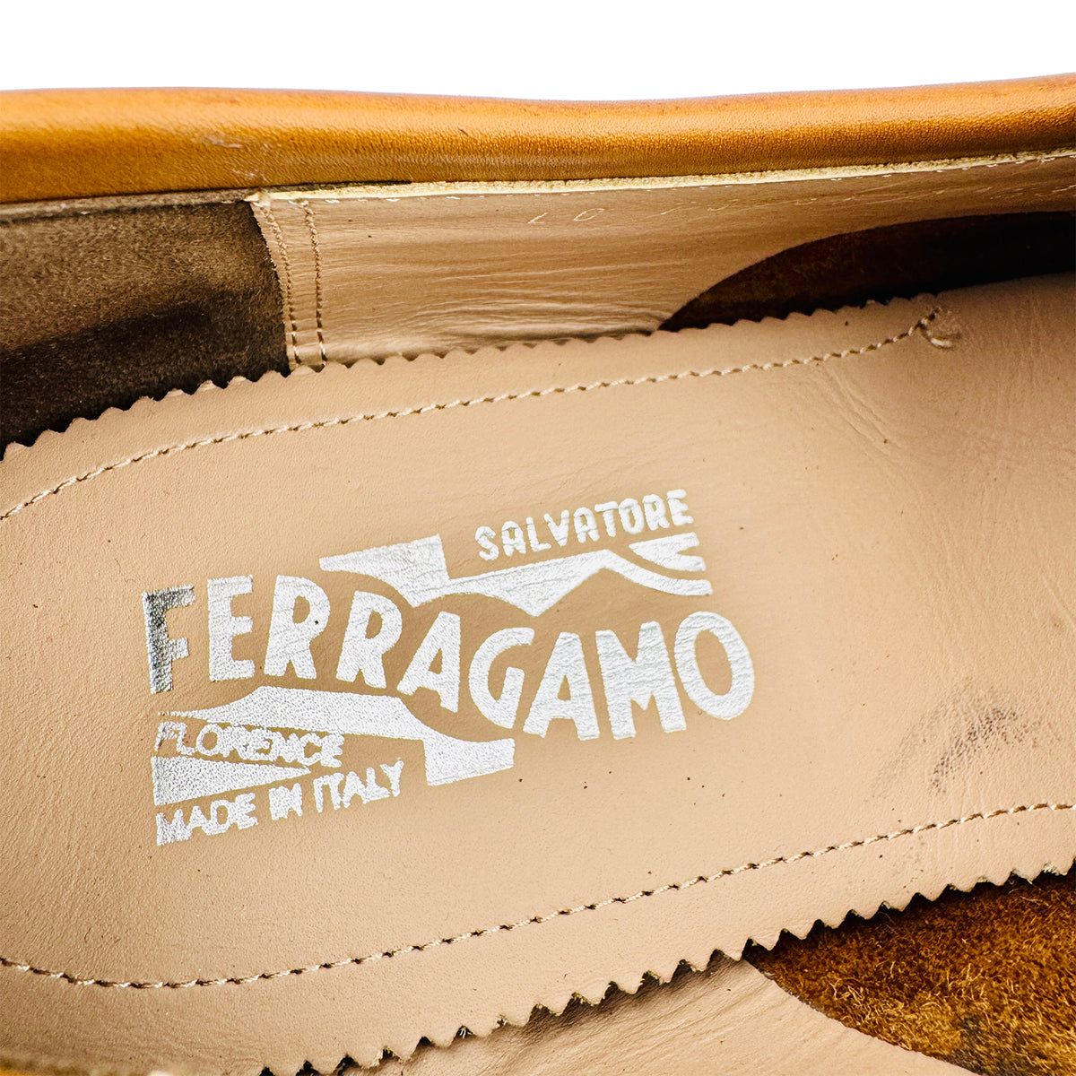 Salvatore Ferragamo Gancini Bit 'Tan Brown' Leather Loafers (Size 46)