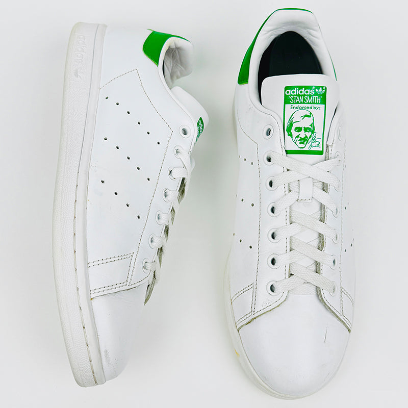 Adidas Stan Smith White Green Shoes M20324 Preloved Treasures.pk