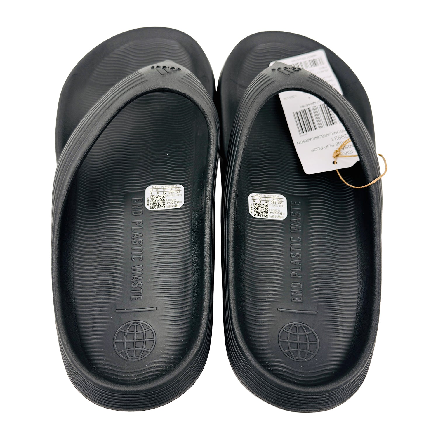 Back Image of Adidas Men's Adicane Flip-Flop Slippers (Size 42) HQ9921