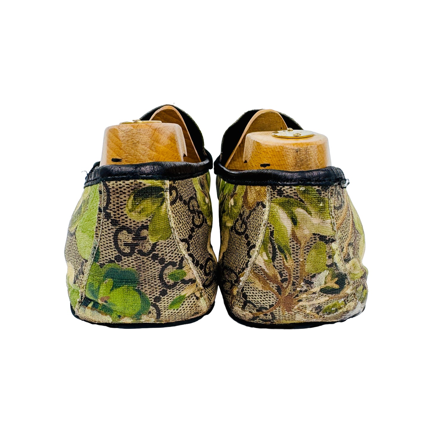 Back image of Gucci Men's Floral Loafers