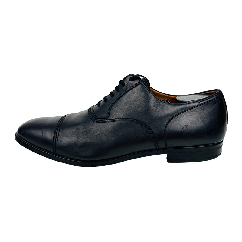 Bally Men's Leather Black Dress Shoes (Size 45.5/46)