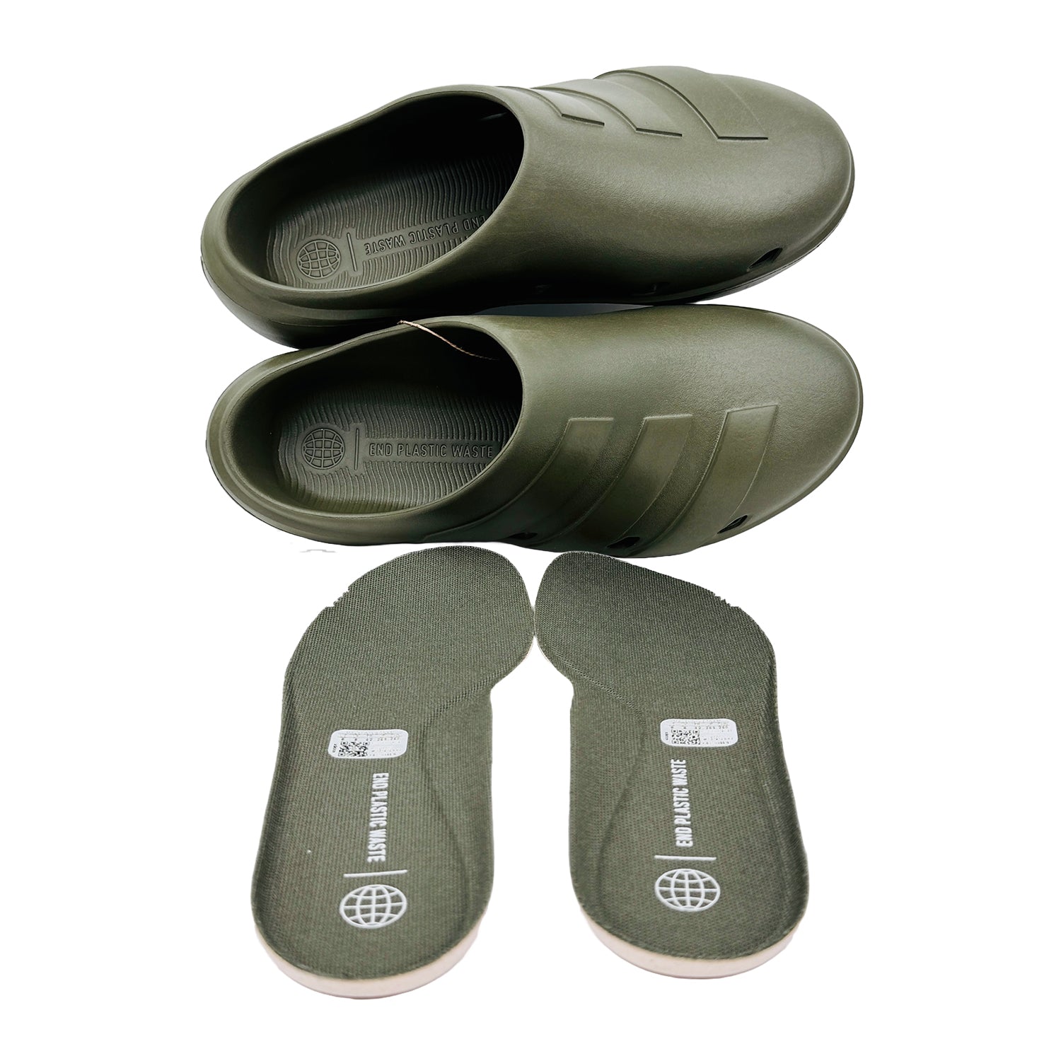 Both Slipper and Insole Image of Adidas Men's Adicane Clog Slides HQ9917