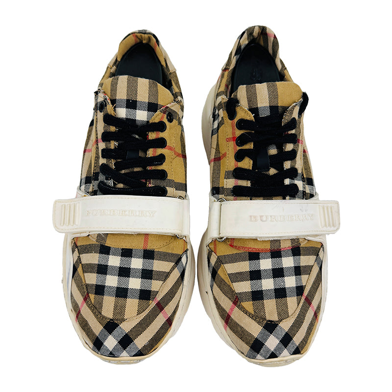 Burberry Men s Regis Check Shoes Size 42 43 Preloved Treasures.pk