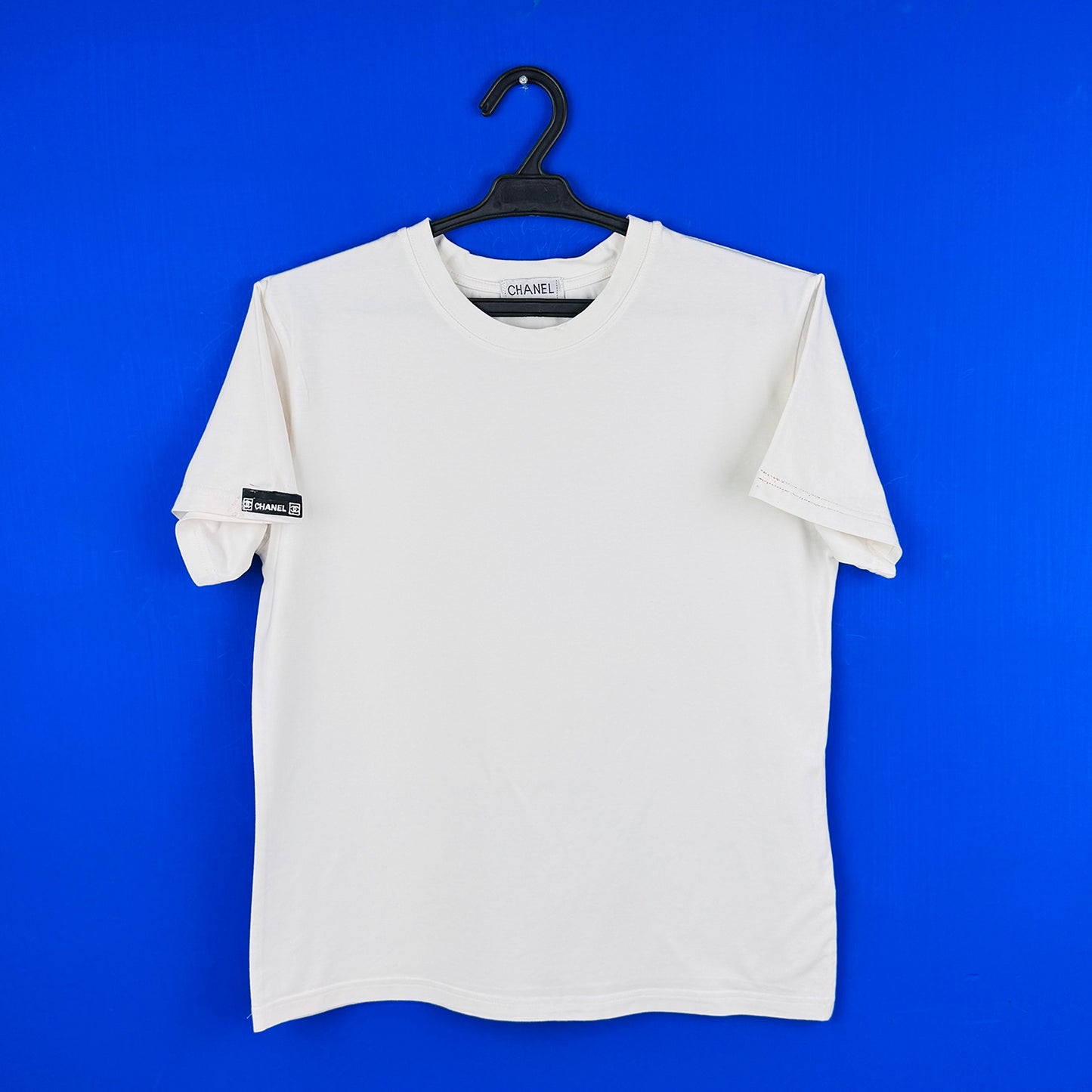 Chanel Women's Basic White T-Shirt (Size Medium)