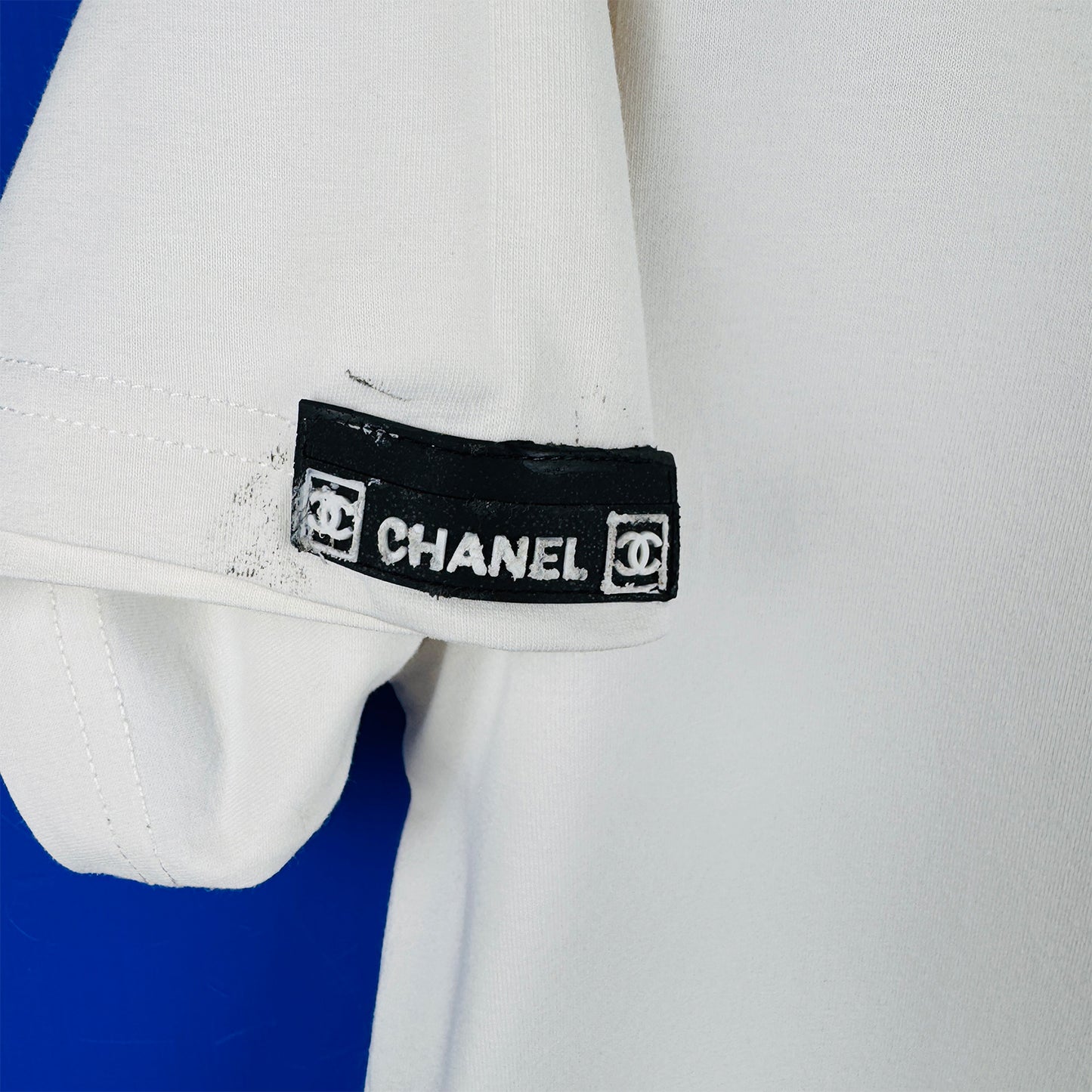 Chanel Women's Basic White T-Shirt (Size Medium)