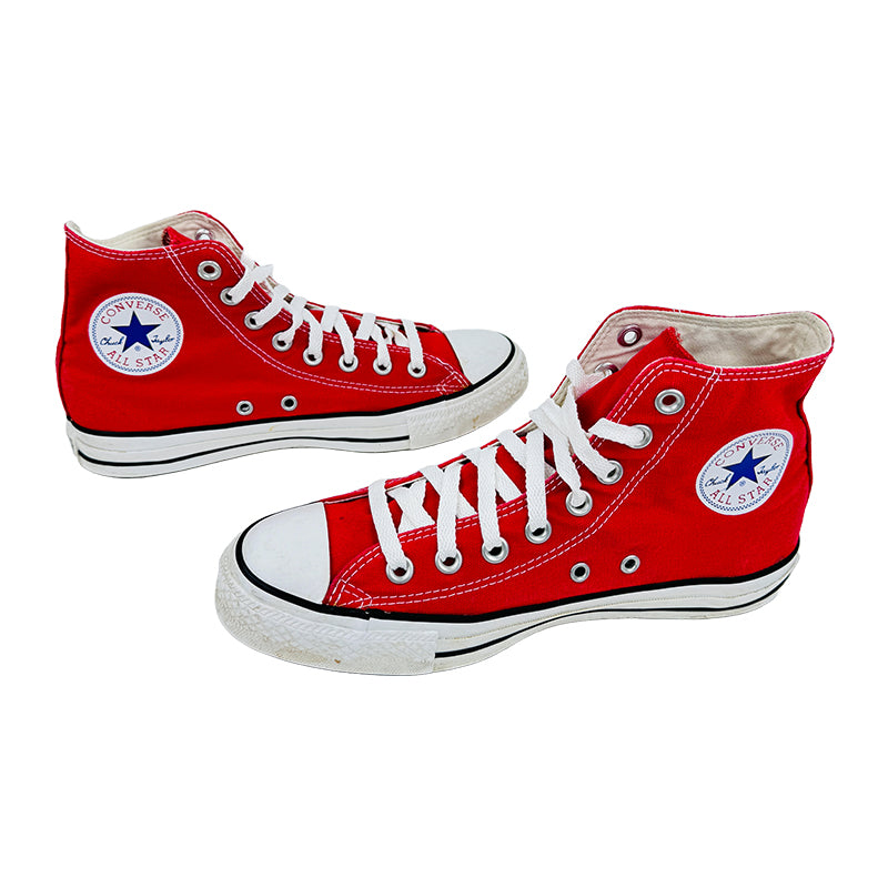 Converse Chuck Taylor All Star Hi Red Shoes (Size 39.5) - M9621