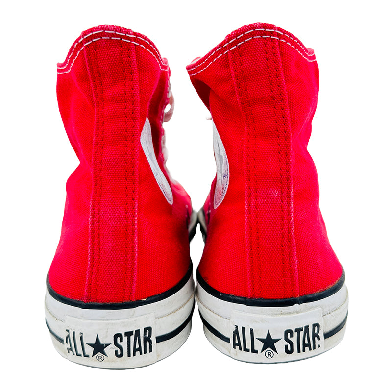 Converse Chuck Taylor All Star Hi Red Shoes (Size 39.5) - M9621