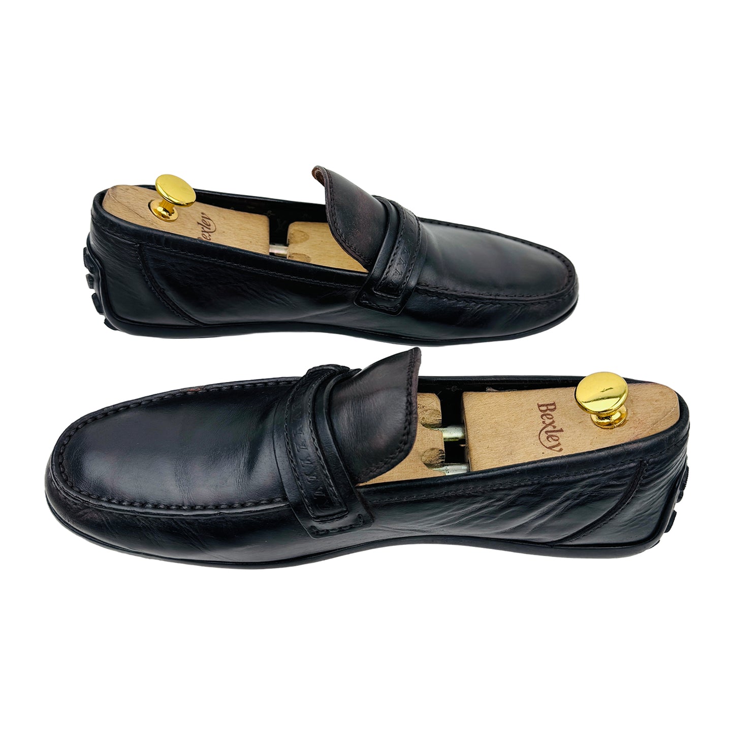 Cross image of Louis Vuitton Men's Leather Loafers (Size 43/43.5)