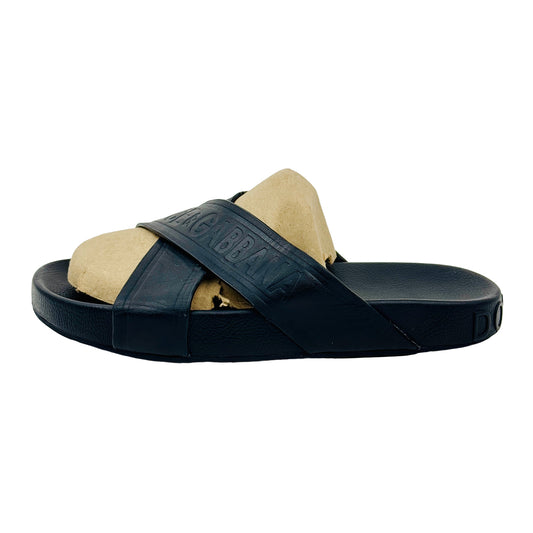 Dolce & Gabbana Men's Cross Strap Slippers Size 42
