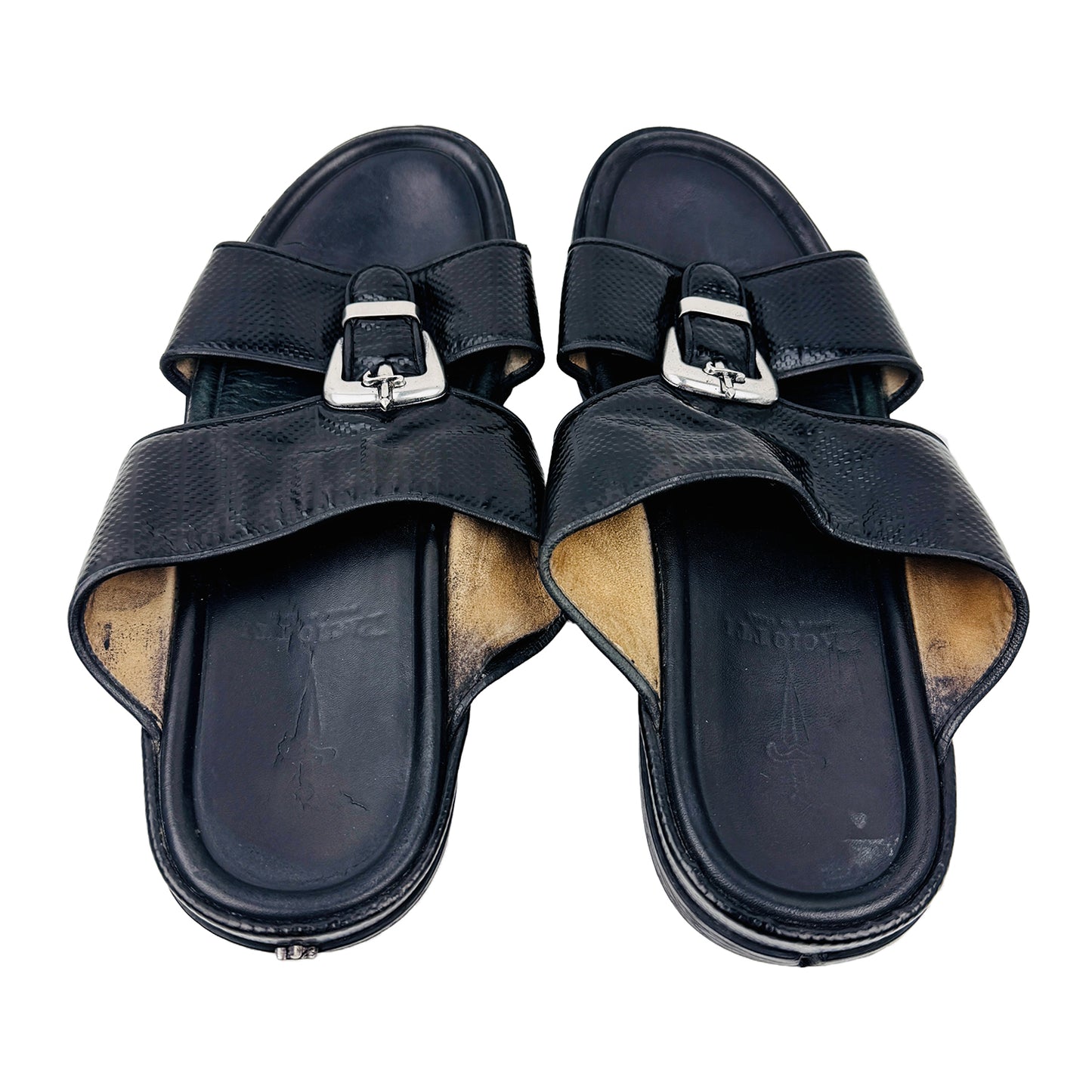 Front image 2 of Cesare Paciotti Men's Leather Slippers (Size 40/41)