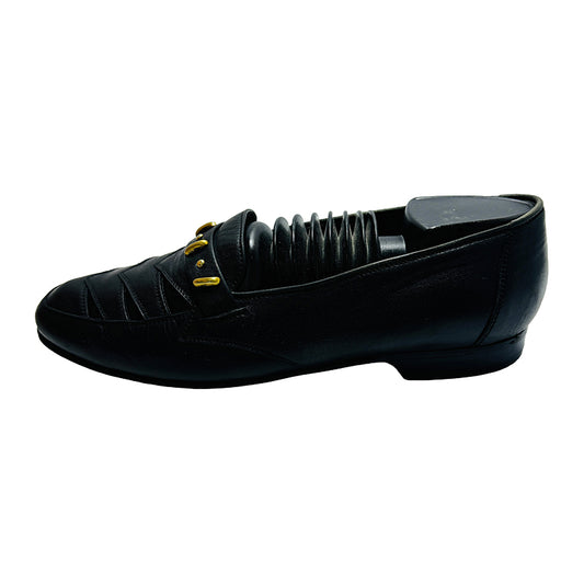 Gianni Versace Men's Black Dress Shoes (Made in Italy)