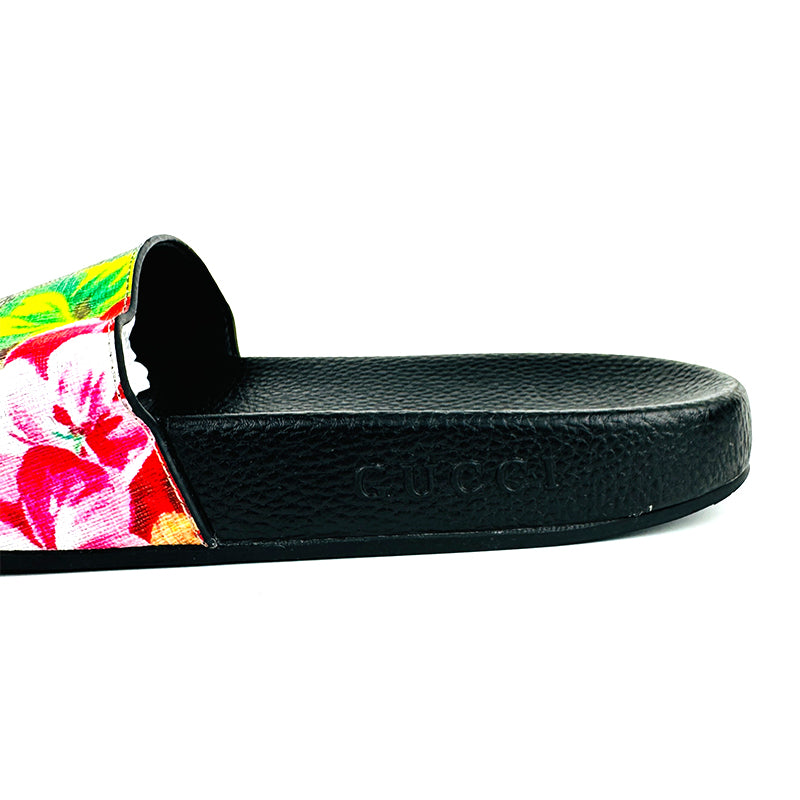 Gucci GG Blooms Supreme Floral Slide Sandal - 408508 KU200 8919