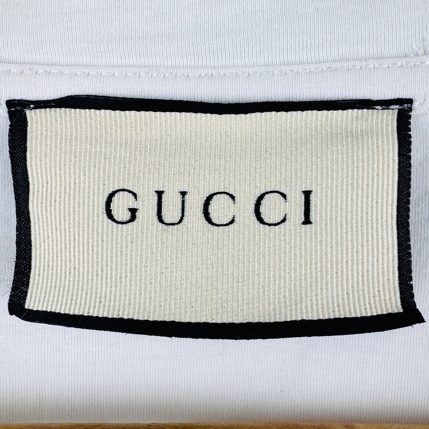 Gucci Men's Black Panther White T-Shirt (Small Size)