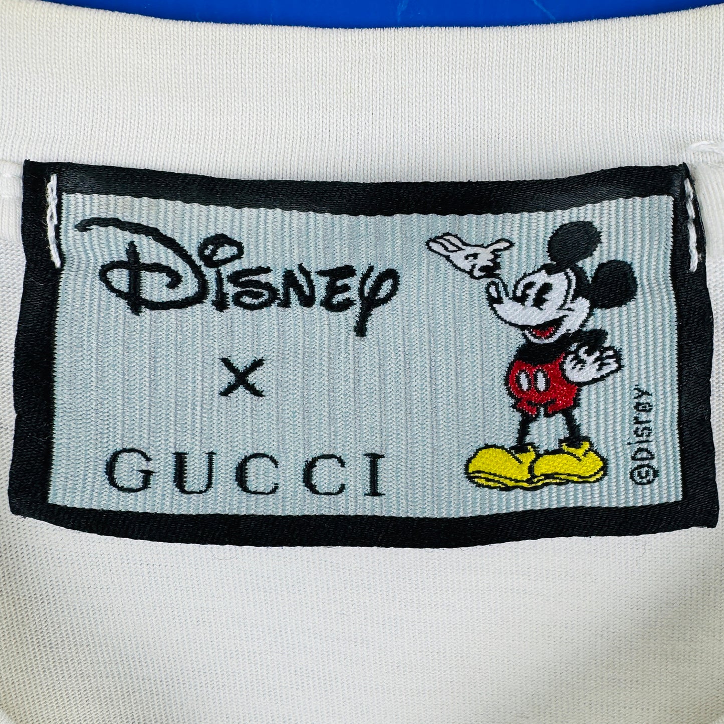 Gucci x Disney Women's Mickey Mouse Logo White T-Shirt (Medium Size)