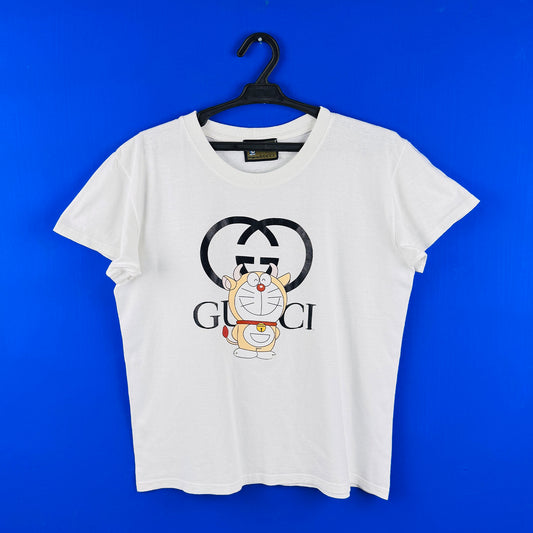 Gucci x Doremon Women's White T-Shirt (Size Large)