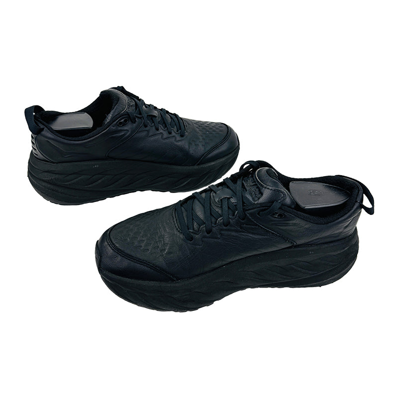 Hoka One One Bondi SR Black Running Shoes (Size 40.5) - 1110521 BBLC