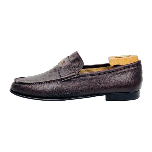 Image of Bally Men's Dark Burgundy Loafers (Size 44/44.5)