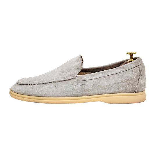 Image of Loro Piana Summer Walk Gray Loafers (Size 43) H18068