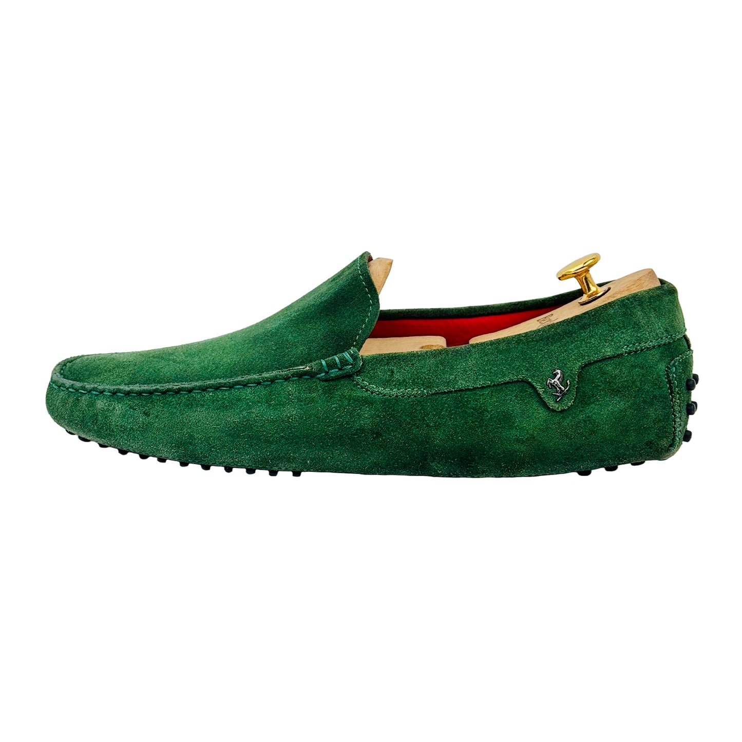Image of Tod's By Ferrari Men's Green Driving Loafers (Size 44.5)