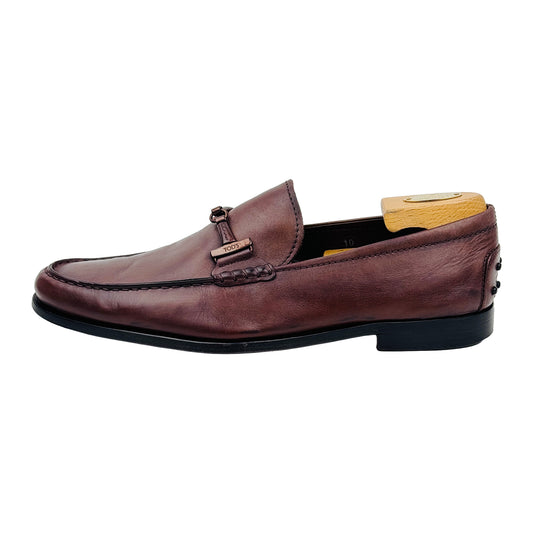 Image of Tod's Men's Brown Leather Loafers (Size 44/44.5)