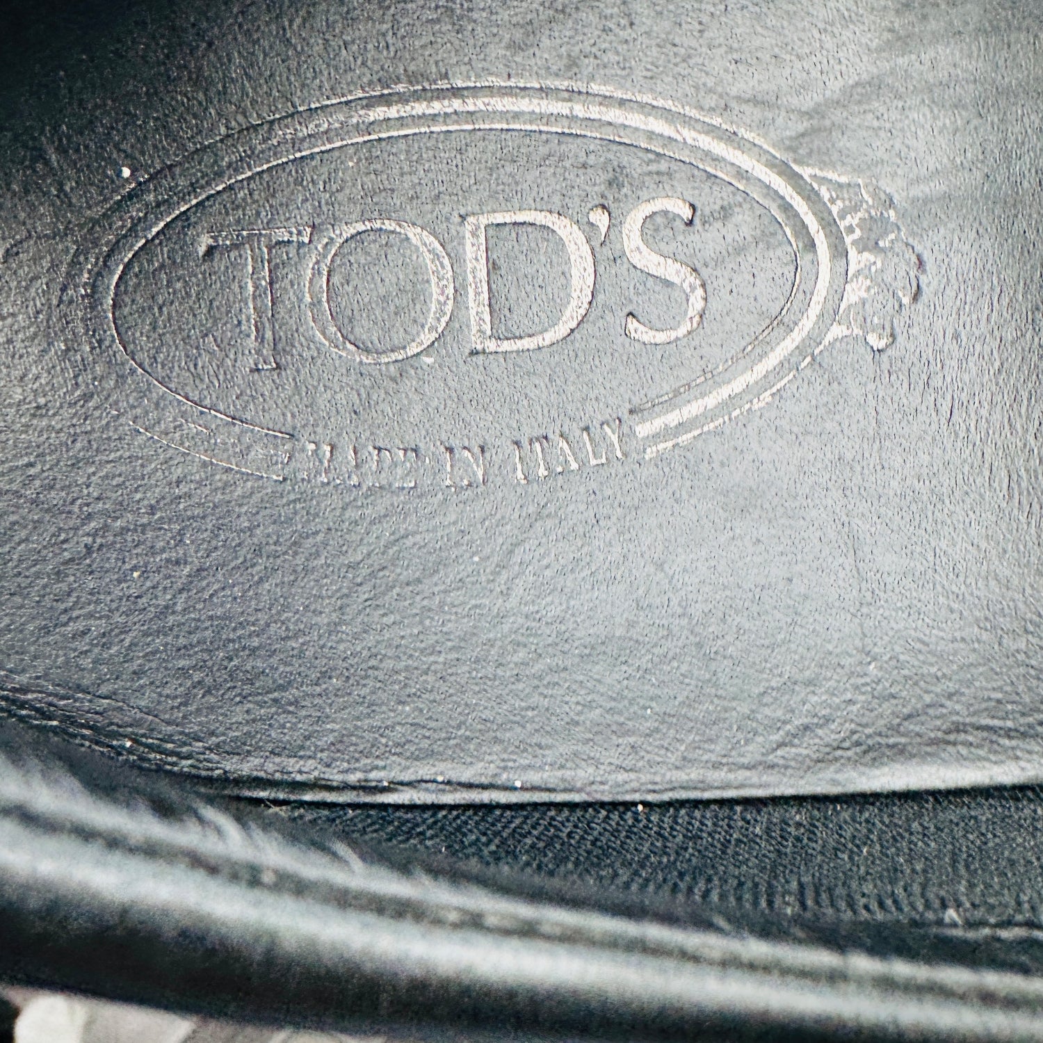 Inside image of Tod's Men's Black Loafers