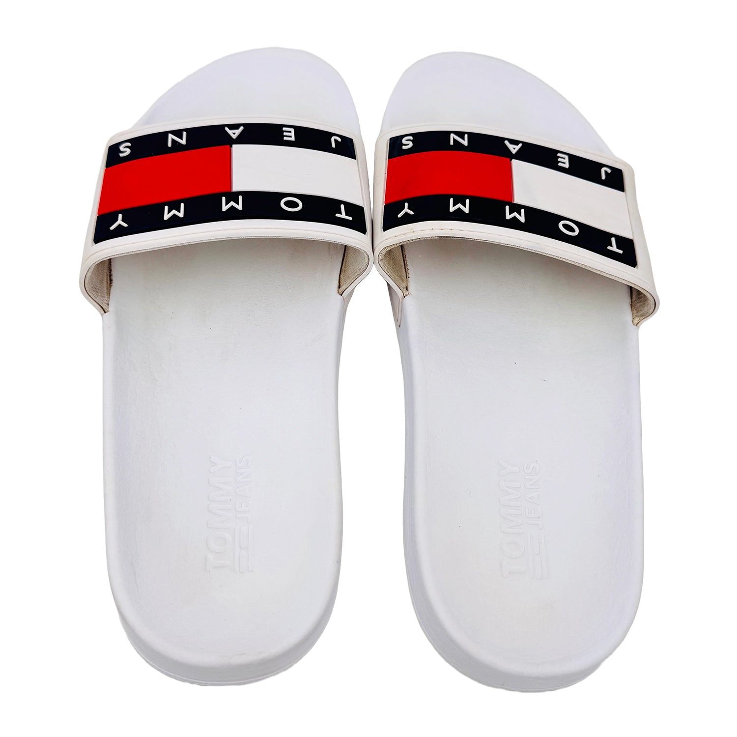 Inside image of Tommy Jeans Men's Flag Pool Slides (Size 41.5/42)