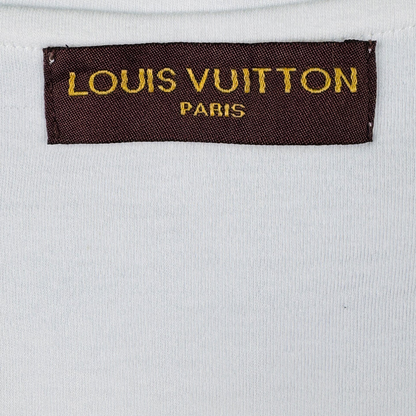 Louis Vuitton Women's White T-Shirt (Size Medium)