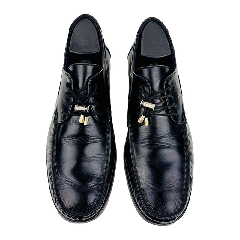 Louis Vuitton Men's Oxford Black Leather Shoes (Size 41)