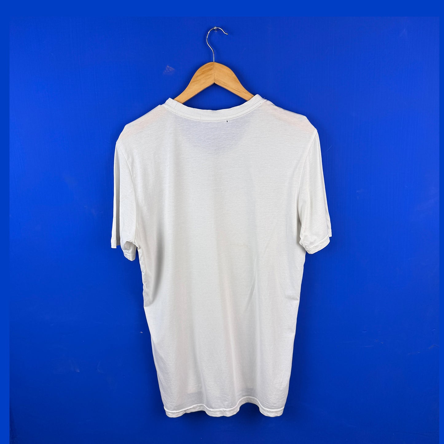 Men's Imported White Printed T-Shirt (Medium Size)