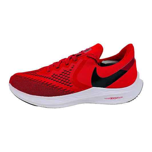 Nike Men's Air Zoom Winflo 6 Red Shoes (Size 45.5) - AQ7497-600