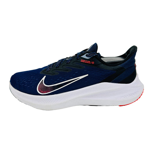 Nike Men’s Air Zoom Winflo 7 Navy Blue Shoes (Size 40) - CJ0291-400