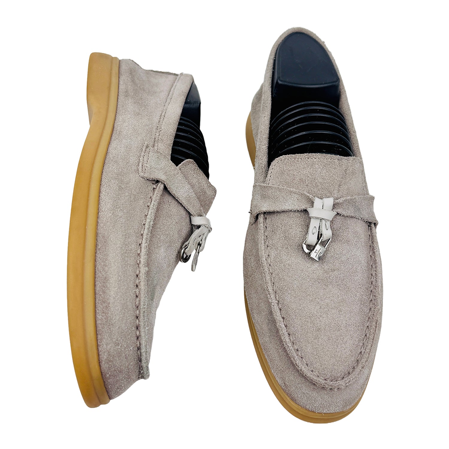 One Front One Cross image of Loro Piana Unisex Summer Charm Walk Loafers (Size 39)