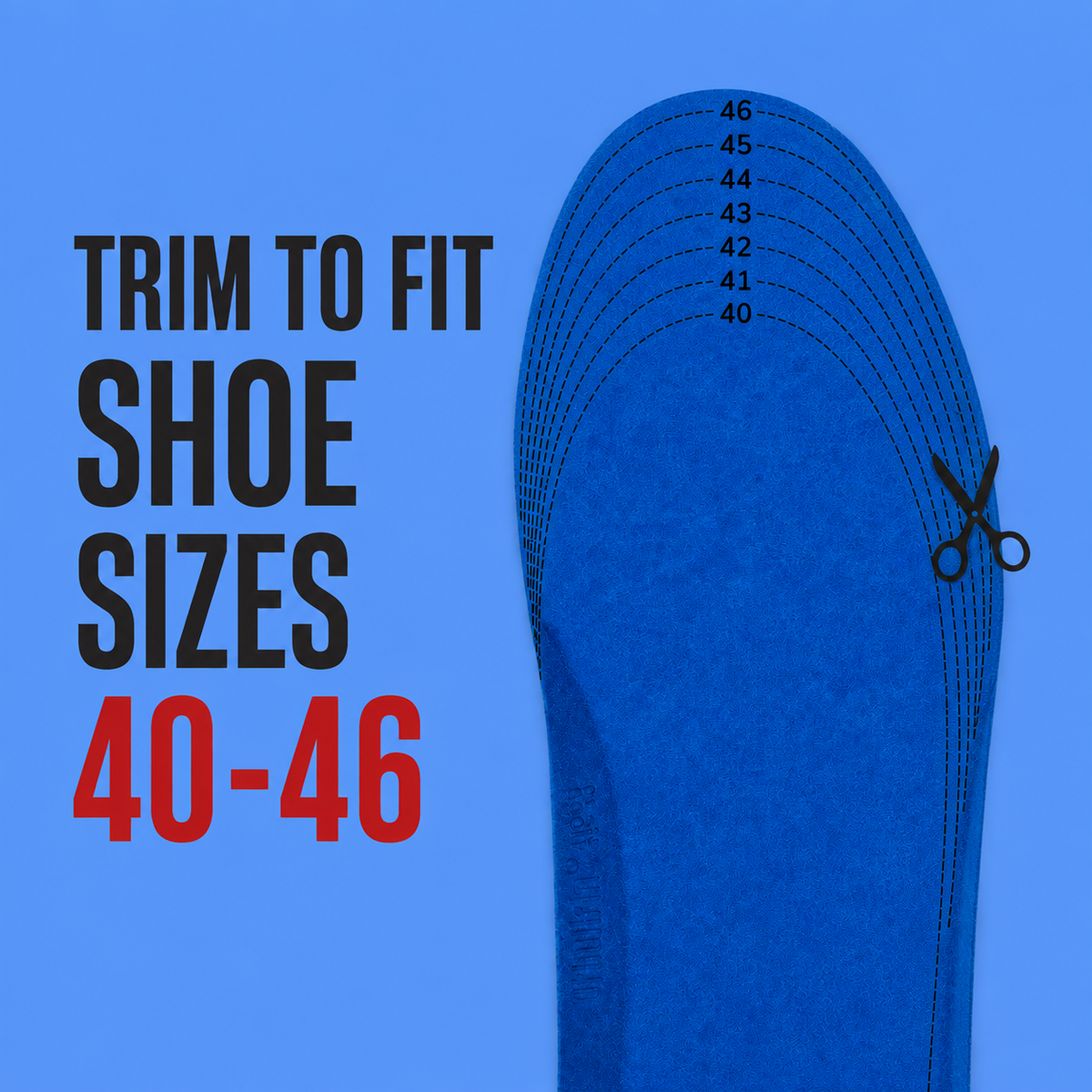 Orthuilrin Sports High-Elastic Shock-Absorbing Insole