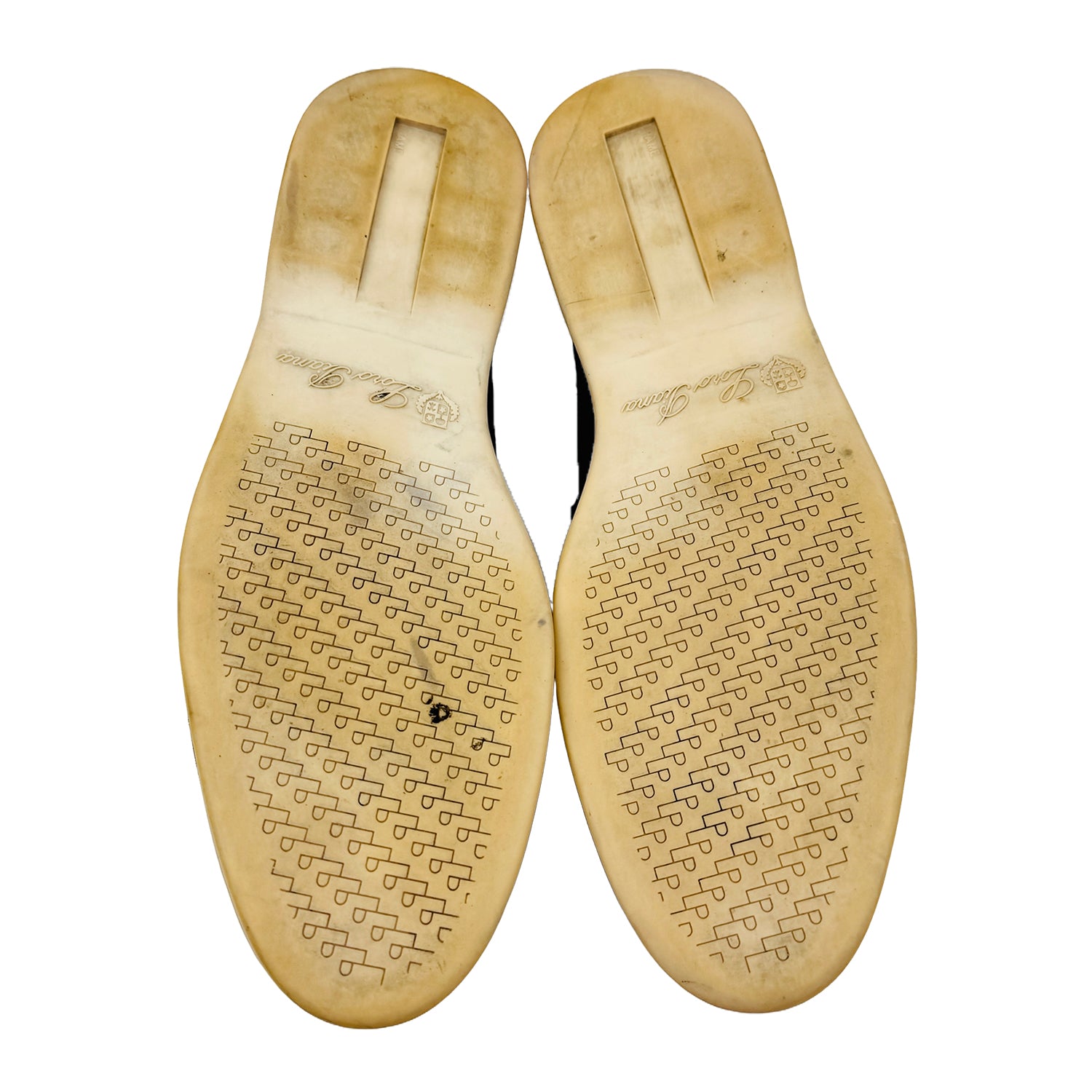 Outsole Image of Loro Piana Summer Charms Walk Blue Loafers (Size 42)