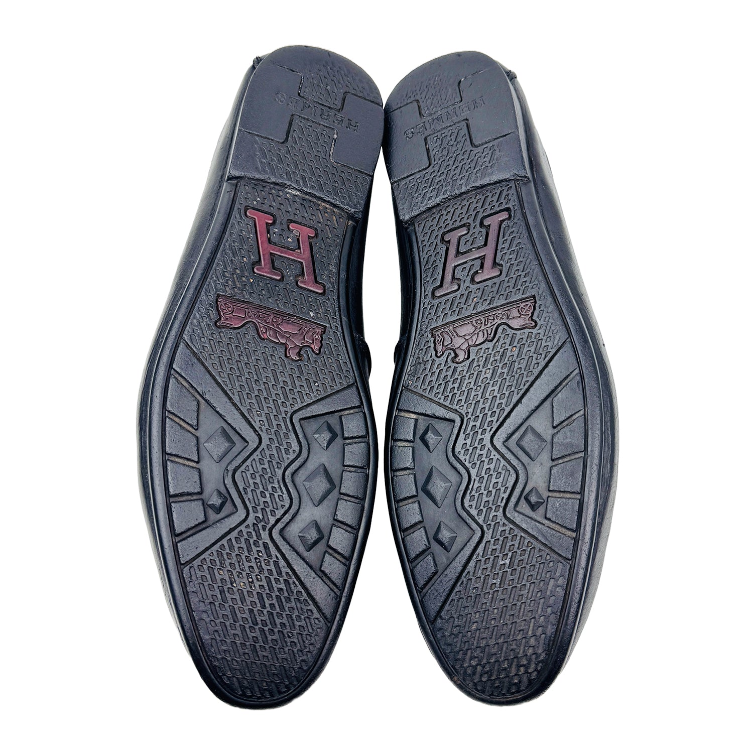 Outsole image of Hermes Men's H Metal Buckle Loafers (Size 43.5/44)