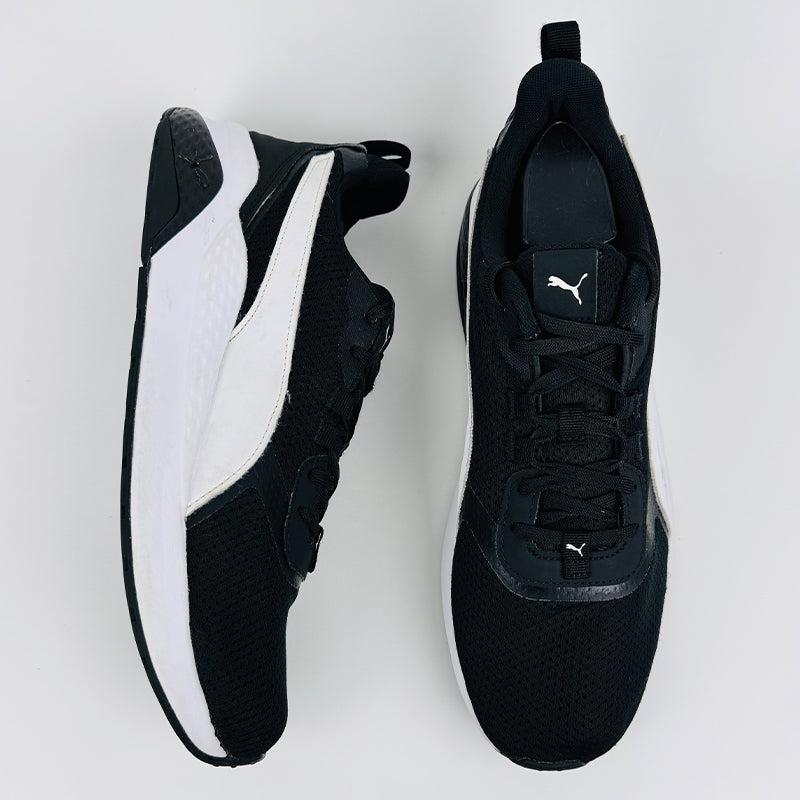 Puma Men's Anzarun FS Black White Shoes (Size 46) - 371130-07