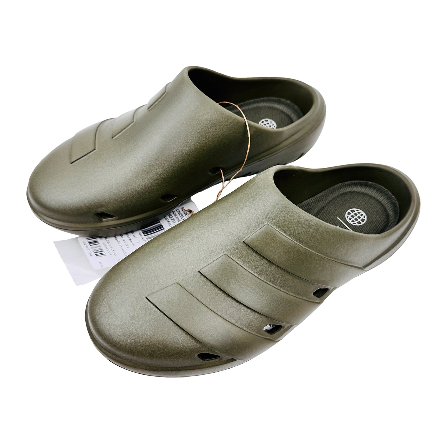 Right Angle Image of Adidas Men's Adicane Clog Slides HQ9917