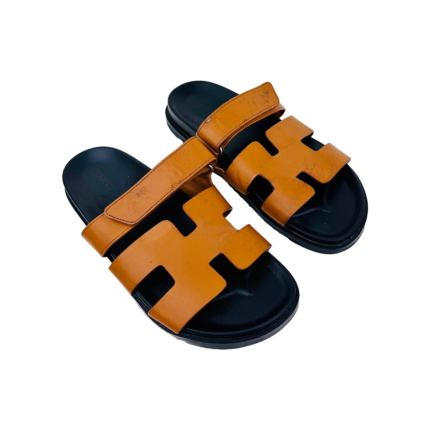 Right Angle image of Hermes Men's Chypre Slippers