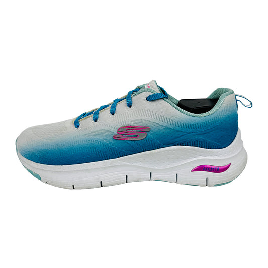 Skechers Arch Fit Vibrant Step Ice Blue Shoes - SN 149724