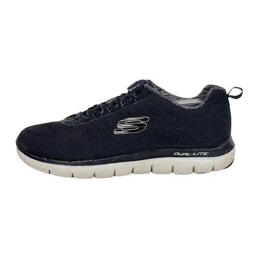 Skechers Men's Flex Advantage 2.0 Black Shoes (Size 43) - 52185 BKW