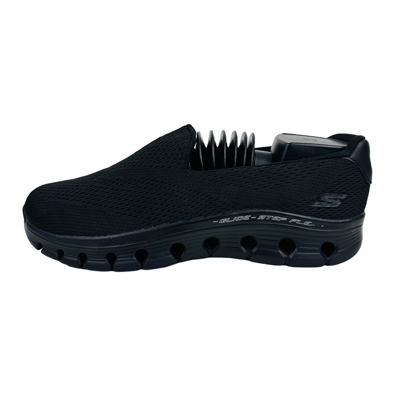 Skechers Womens GO Walk Glide Step Flex Black Shoes (Size 39.5) - 124806 BBK