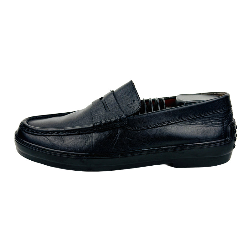 TOD'S Men's City Gommino Black Loafer Shoes (Size 43/43.5)