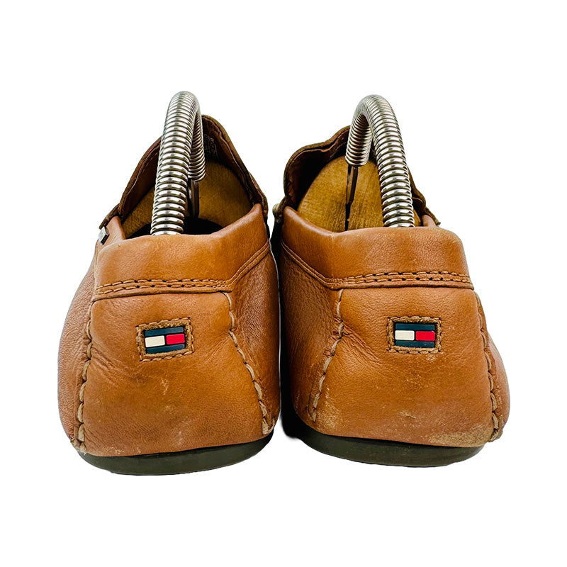 Tommy Hilfiger Men's Classic Leather Penny Loafer Shoes (Size 39.5/40) - FM0FM02111