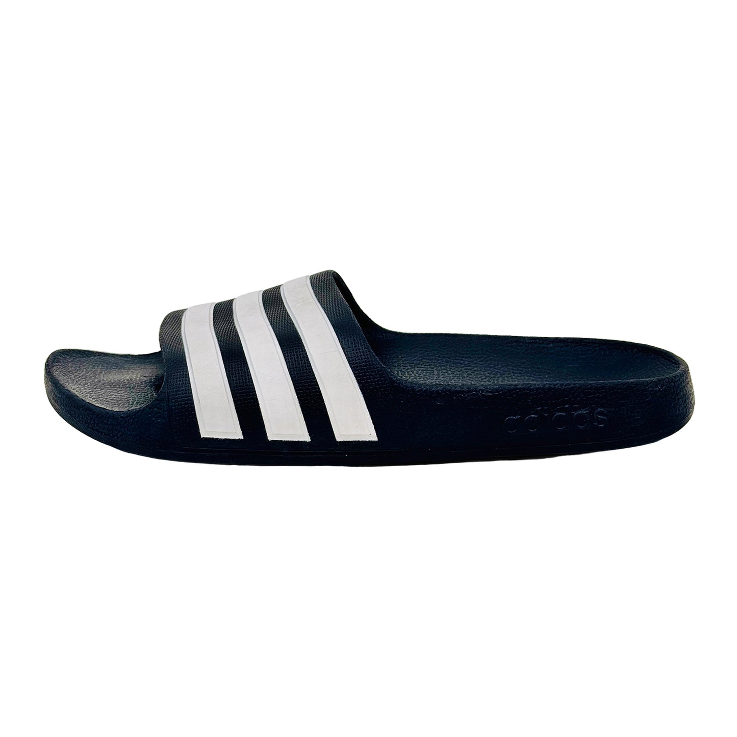 Adidas Adilette Black Slides (Size 38/39)