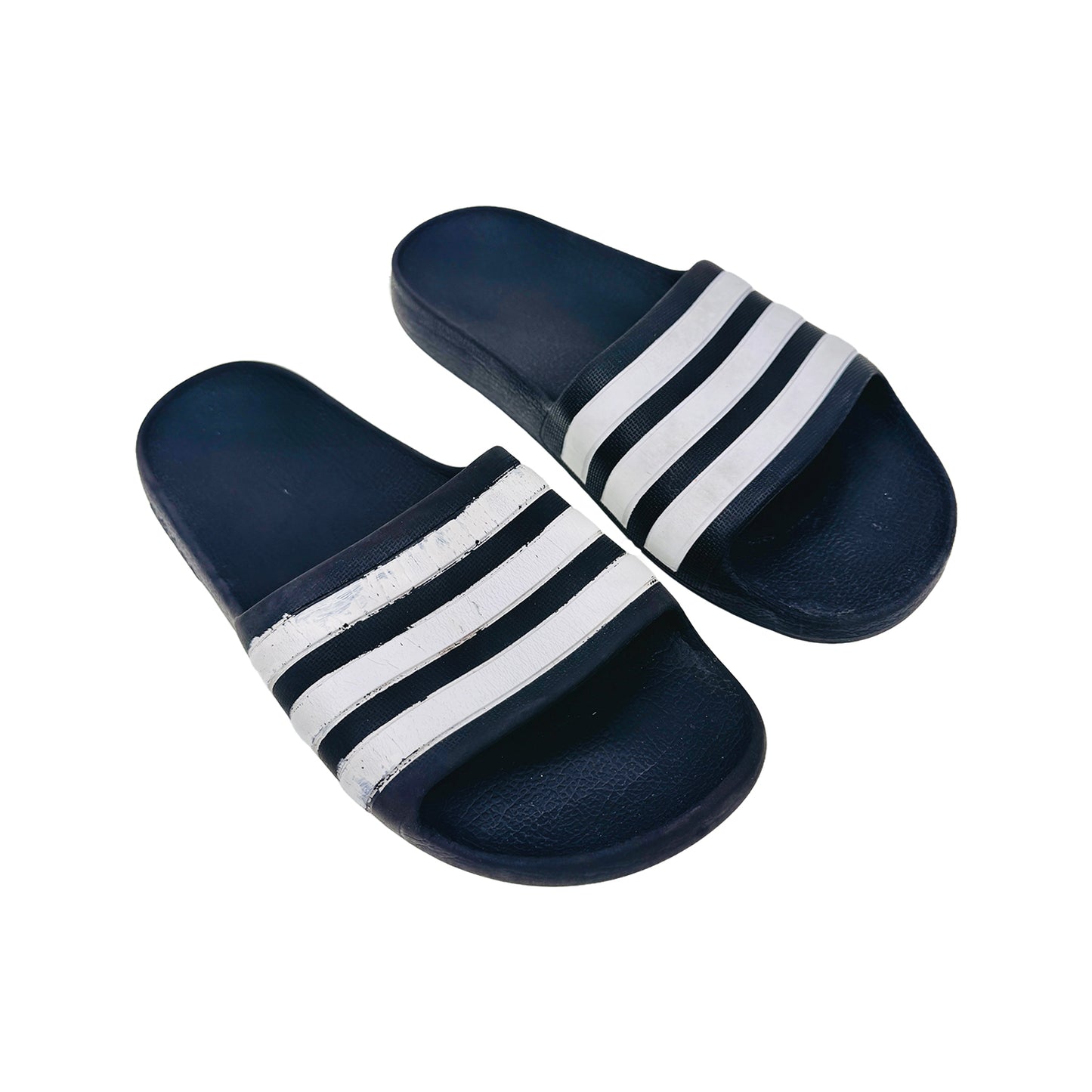 Adidas Adilette Black Slides (Size 38/39)